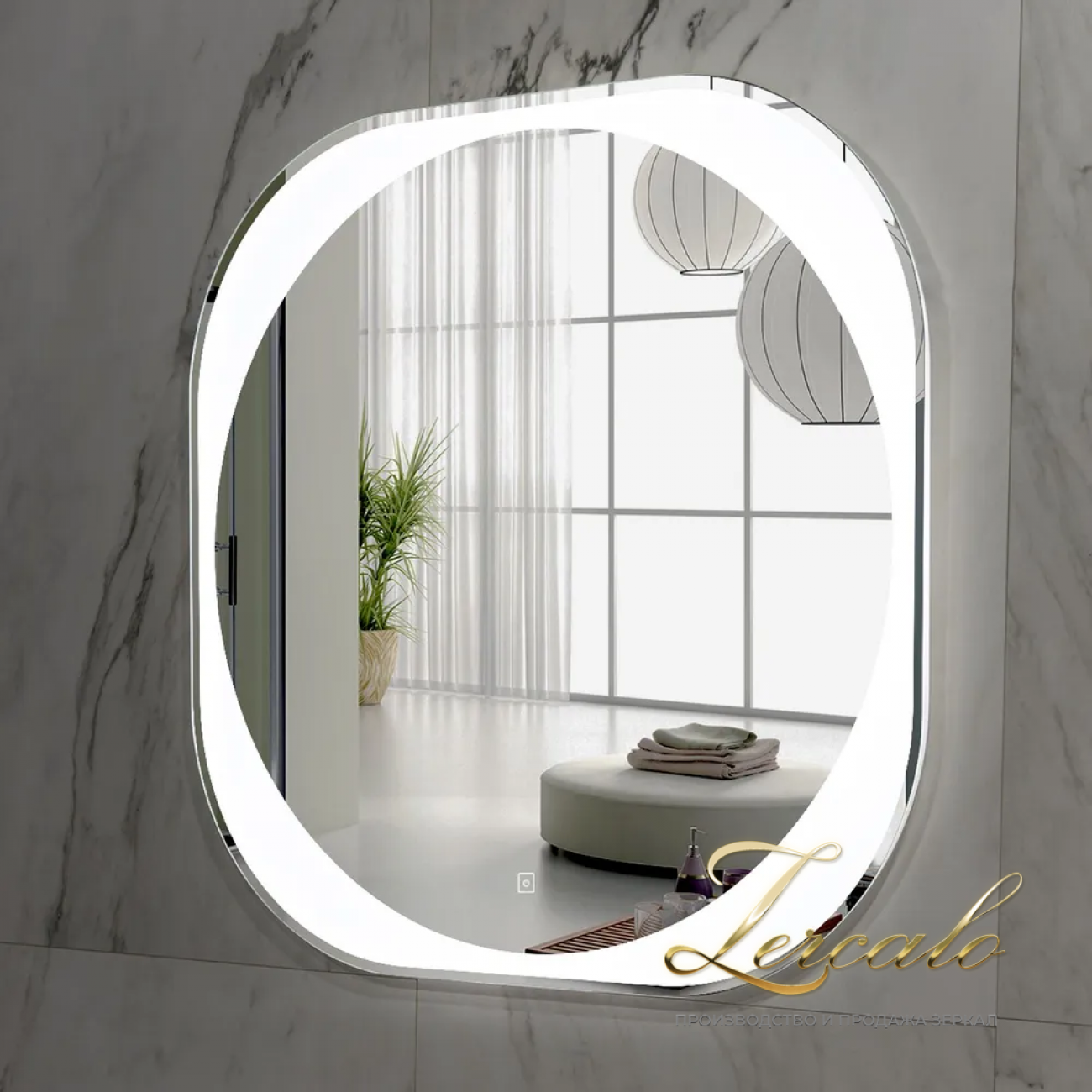 Anna зеркало прямоугольное 80x60, 60x80, 80x80